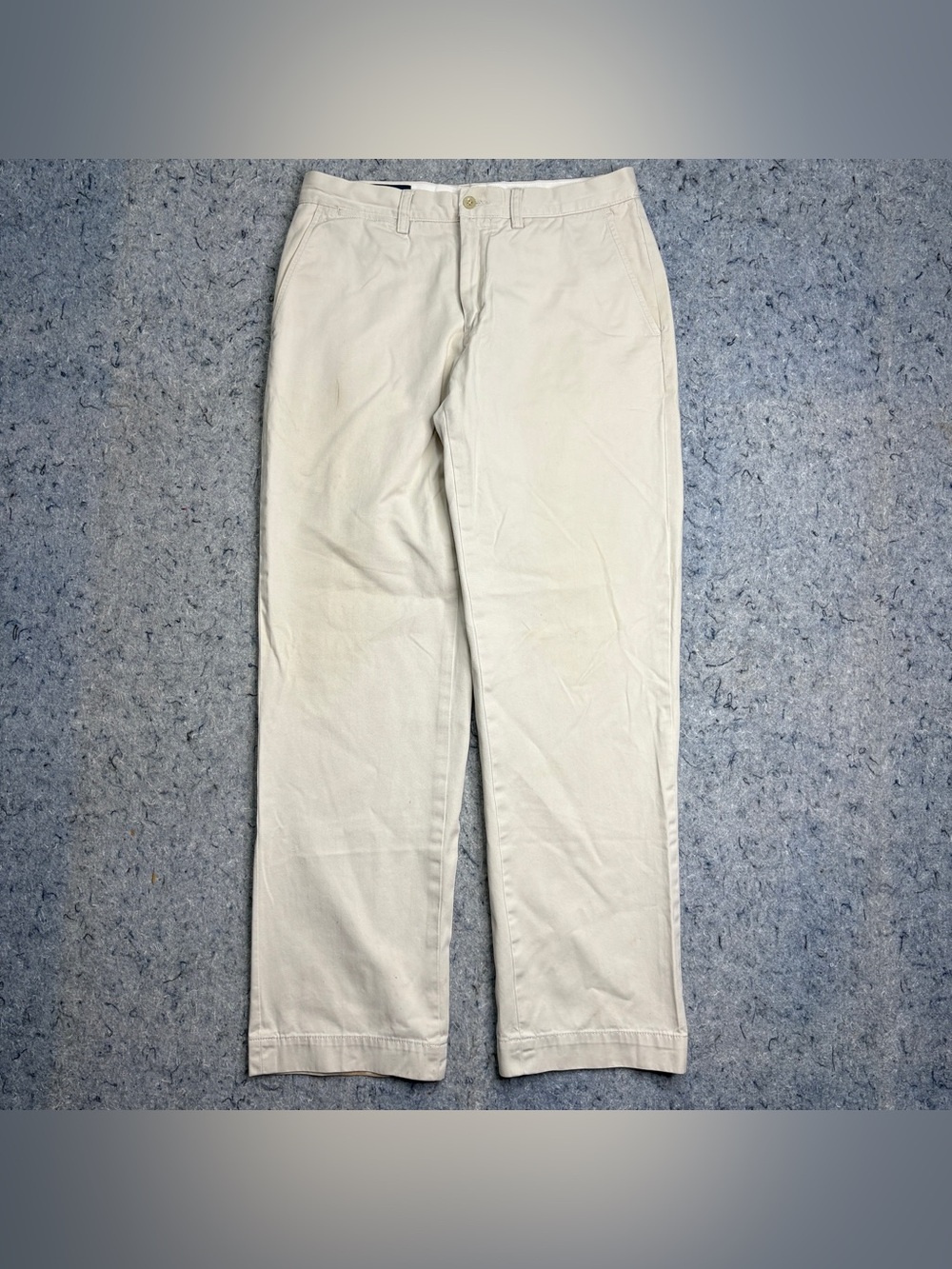 Polo Ralph Lauren Preston Pant Chinos 32x32 Cream Cotton Straight Leg